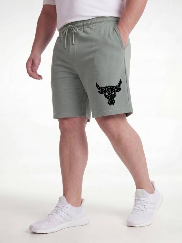 Toodleplus Printed Men Light Green Casual Shorts