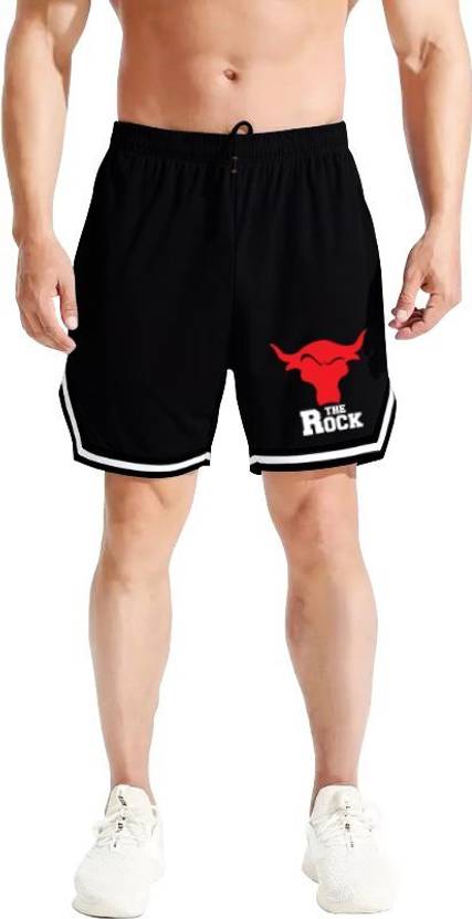 CULISH Printed Men Black Regular Shorts
