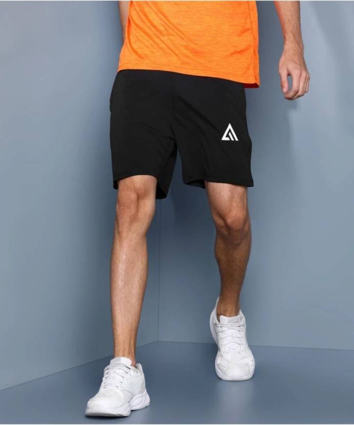 Adrenex Solid Men Multicolor Basic Shorts
