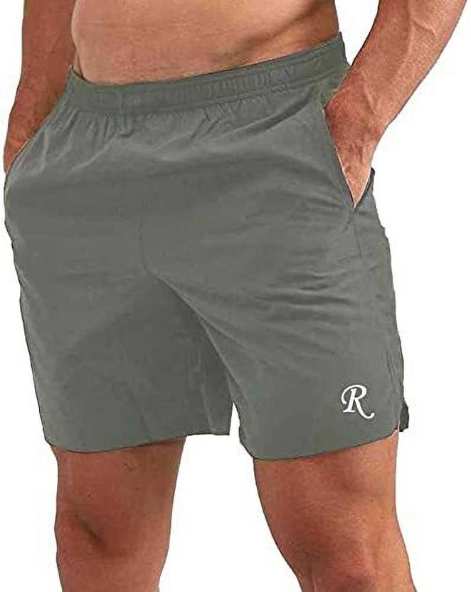 Review lable Solid Men Grey Gym Shorts Buy Review lable Solid Men Grey Gym Shorts Online at