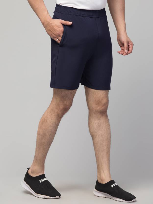 Solid Men Sports Shorts