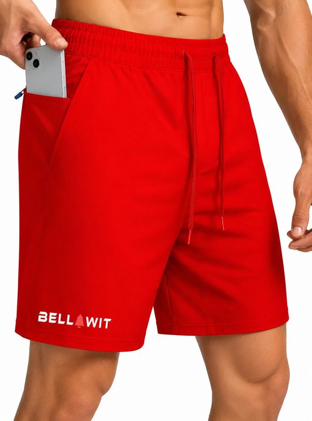 Bellwit Printed Men White Casual Shorts - Image 5