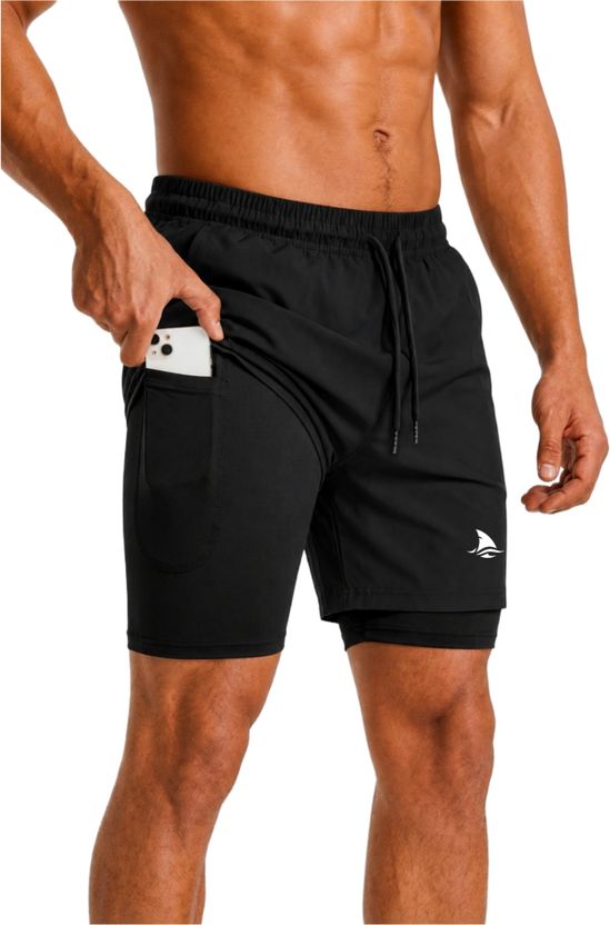 BOLDSHARK Men Green Compression Cycling Shorts - Image 5