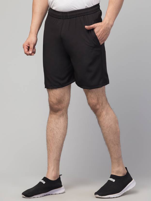 Solid Men Sports Shorts
