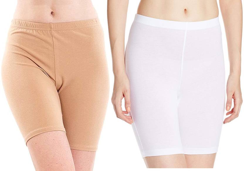 ASIDEA Solid Women Black High Waist Shorts