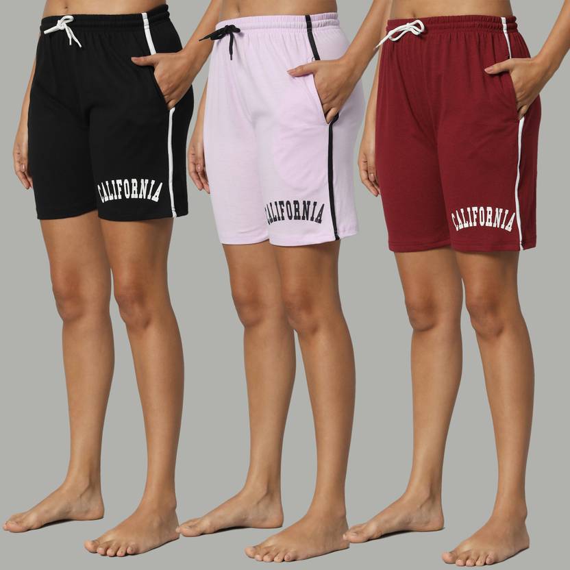Brayles Printed Women Multicolor Casual Shorts