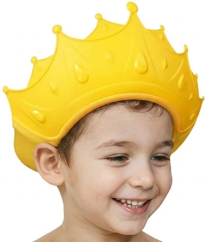 Vymora Flexible Fit Baby Hair Washing Cap Crown Pattern for Baby Hair Wash