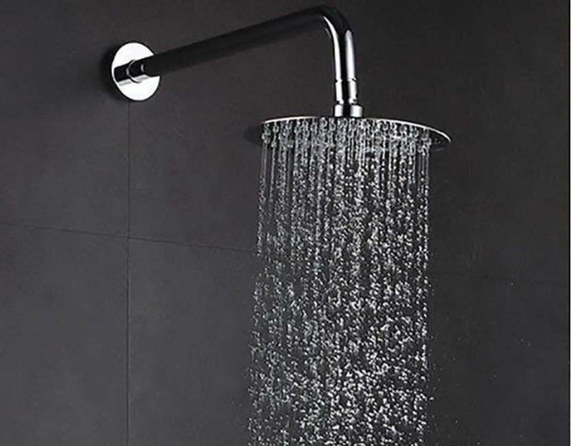 AMJ 8X8 (8Inch) ROUND StainlessSteel UltraSlim Shower Head with 12inch ...