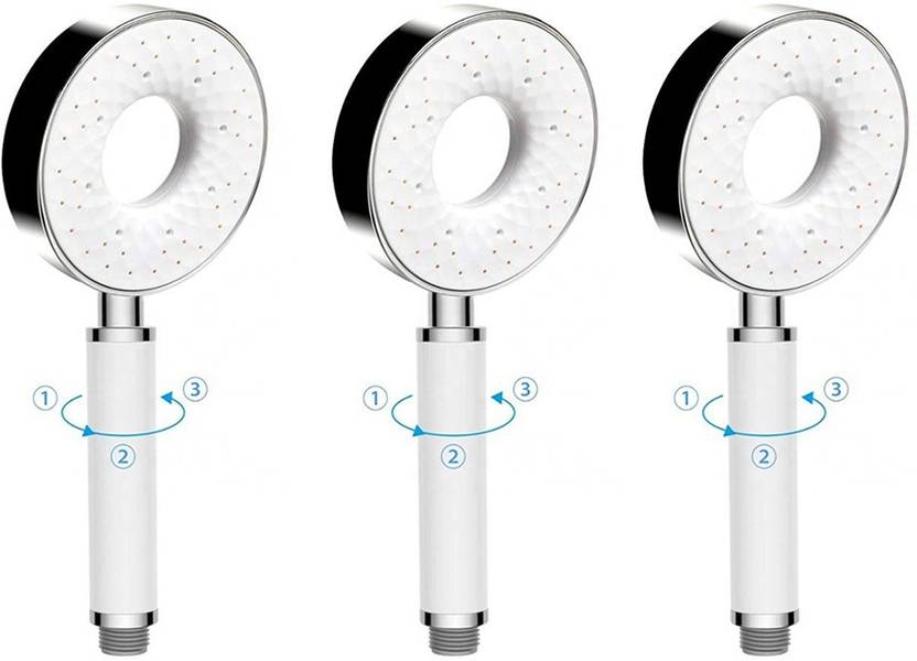 Parryware hand shower 3 modes with hose and hook set of 3 pic 018