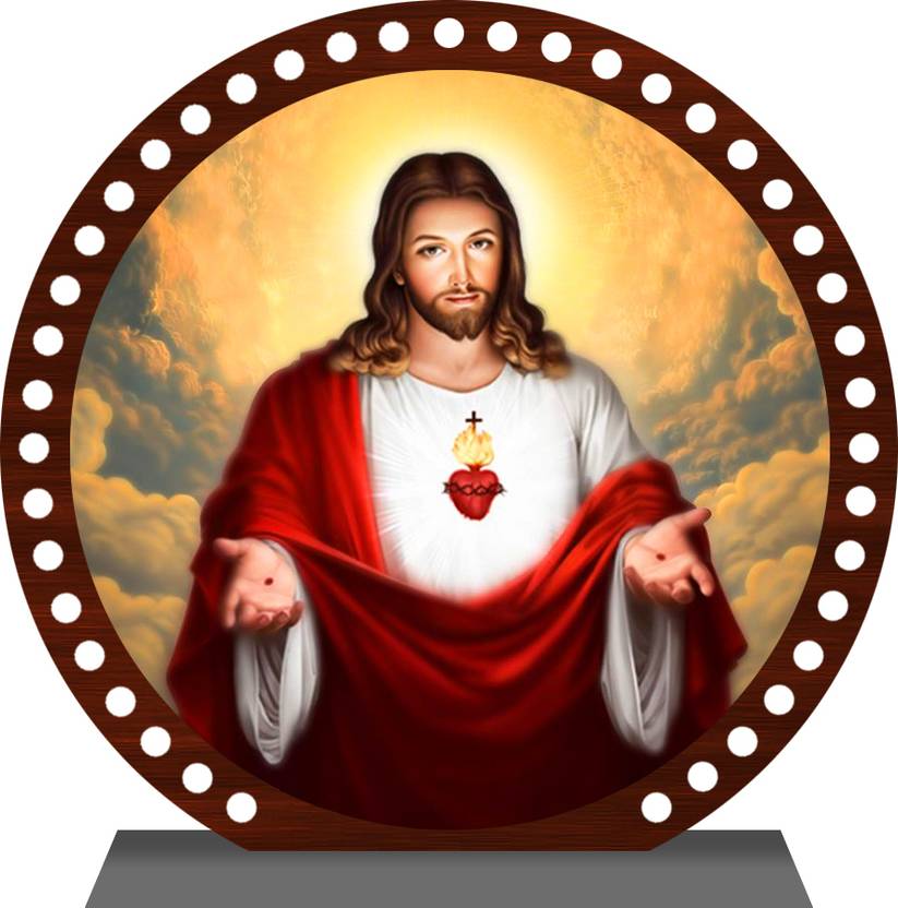 AUTOEASY Jesus Christ idol for Car Dashboard home Temple Pooja Office