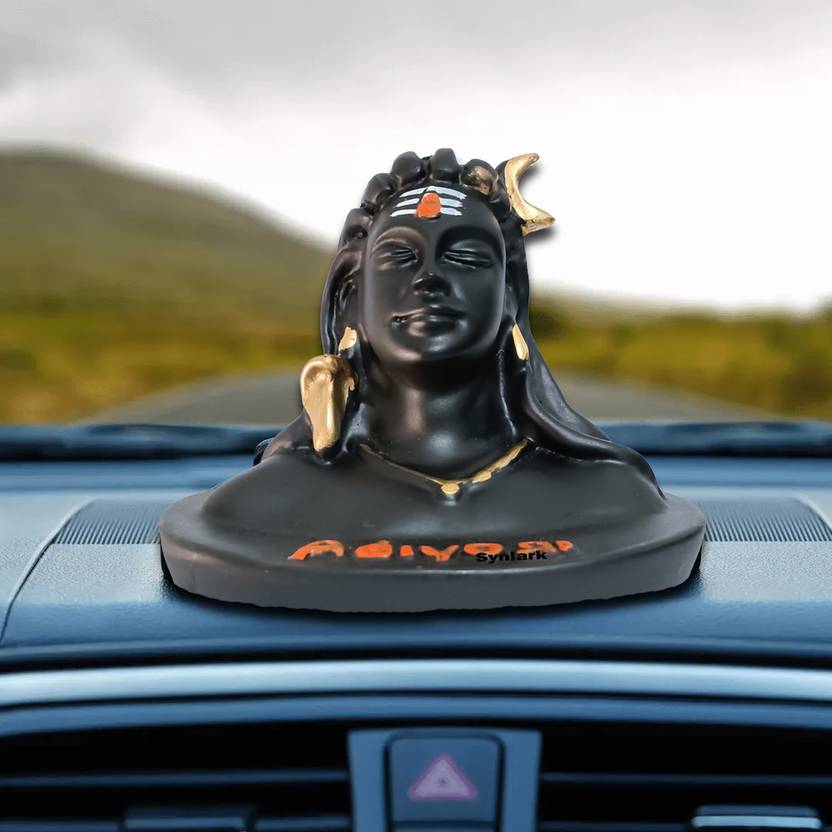 Synlark Adiyogi Shiva Mahadev Murti for Car Dashboard, Pooja, Home and