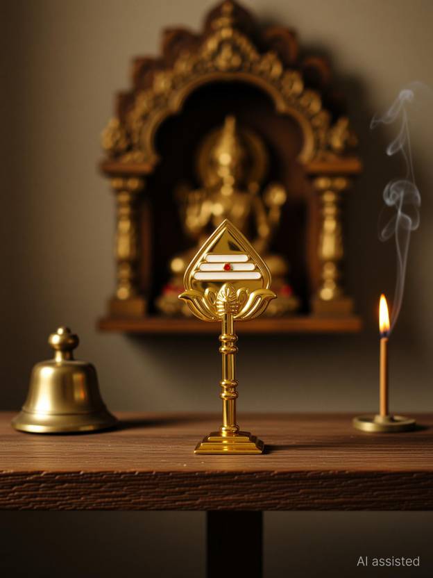 ASTRAMART MURUGAN METAL VEL IDOL FOR CAR DASHBOARD-SPIRITUAL IDOL Decorative Showpiece  -  10 cm