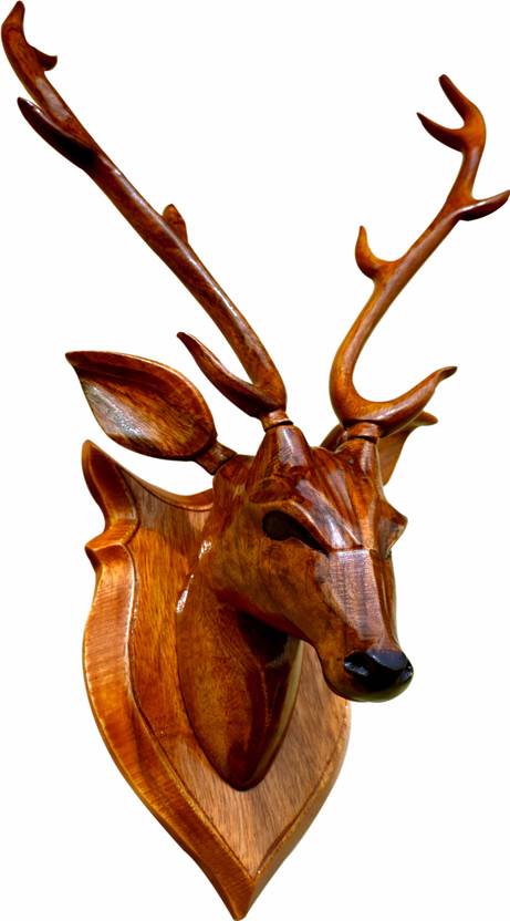 BK. ART & CRAFTS Home decor item “DEER HEAD” Decorative Showpiece  -  45 cm