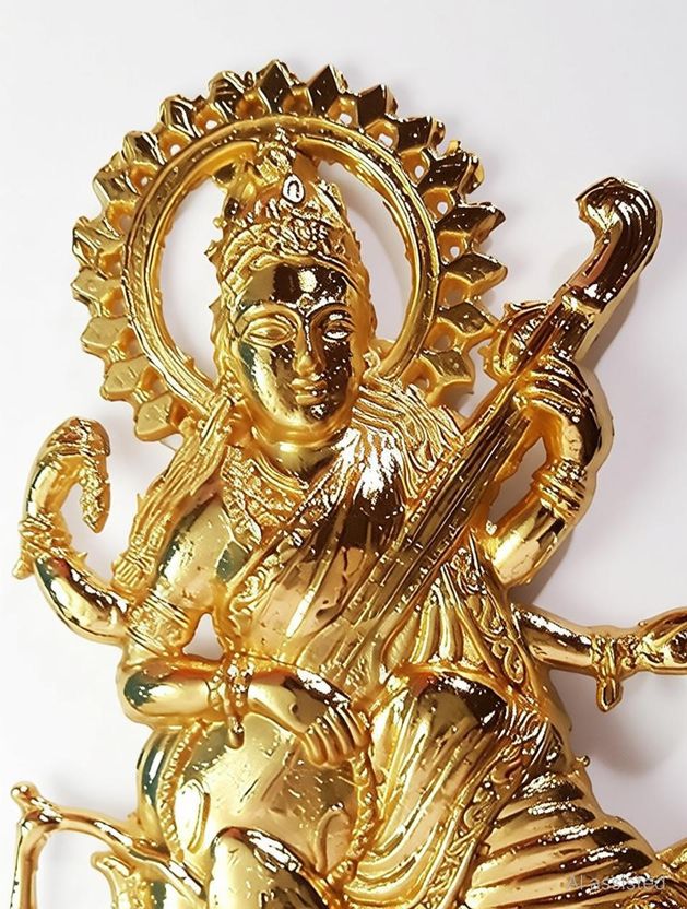 SK Craft Decorative Showpiece - 11 cm, Gold - Image 3