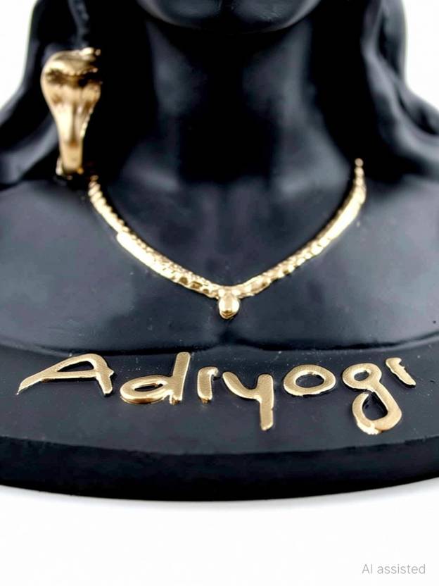 Aseenaa Siyaram Adiyogi Shiva Statue Decorative Showpiece  -  8.5 cm