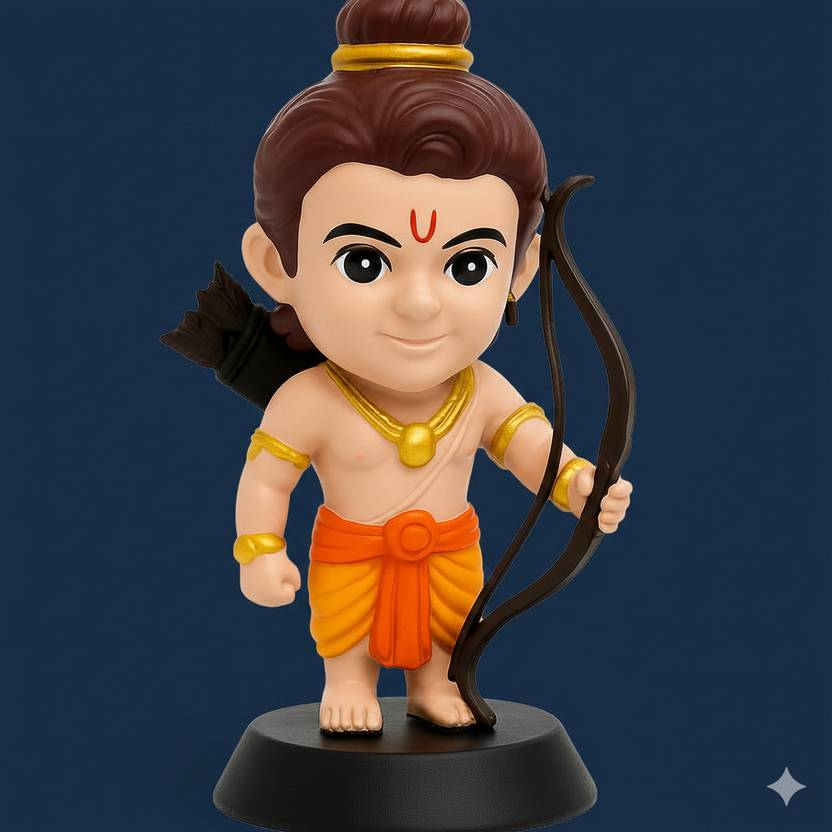 NIKUARA RAMJI IDOL 3D LOOK Decorative Showpiece  -  11 cm