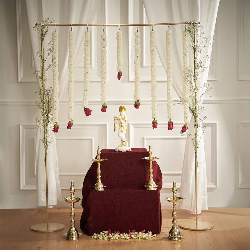 DecorTwist Rectangular Backdrop Stand for Decoration Backdrops for