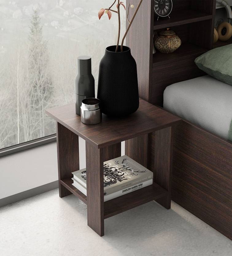 Allie Wood Particle Board Engineered Wood Side Table