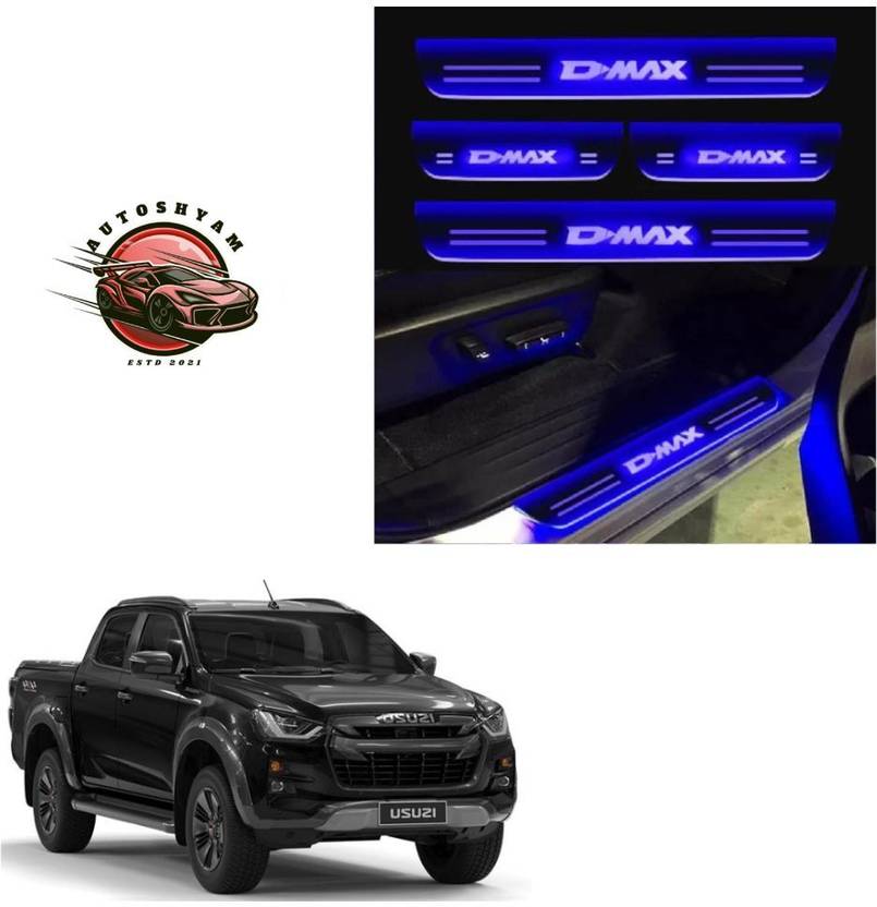 AUTOSHYAM D-Max car door foot step led sill plate Door Sill Plate Door Sill Plate