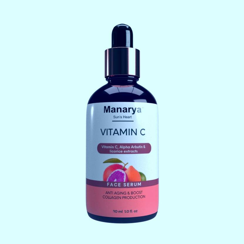 Manarya Sun's Heart PureGlow Vitamin C Face Serum Radiant Skin in a