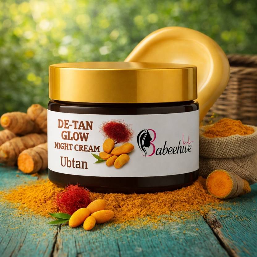 Babeehive Ubtan d tan glow hd face night cream