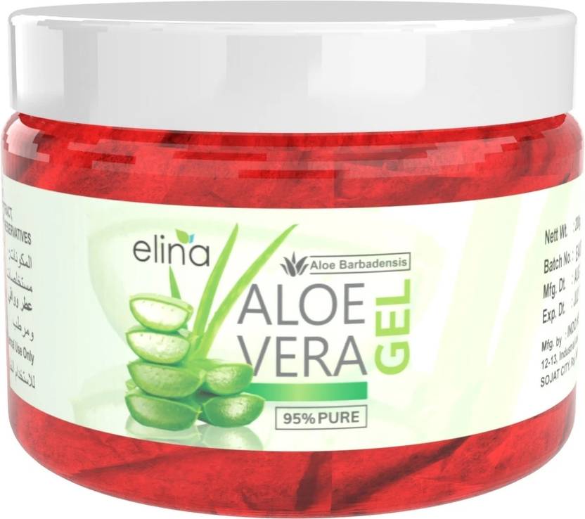 elina Multi Purpose Red Rose Aloe Vera Gel| Moisturizing & Brightening | Pack of 1