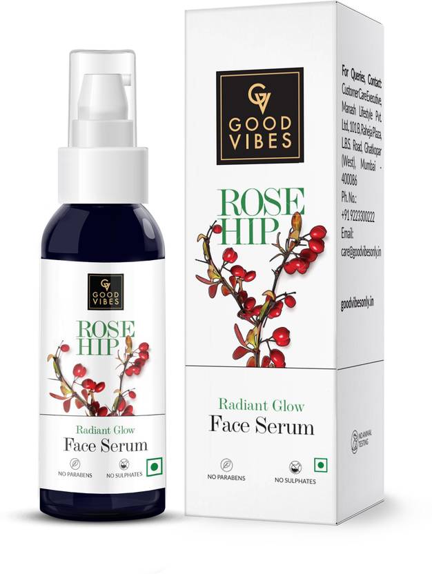 Good Vibes Rose Hip Radiant Glow Face Serum (50ML) Price in India Buy