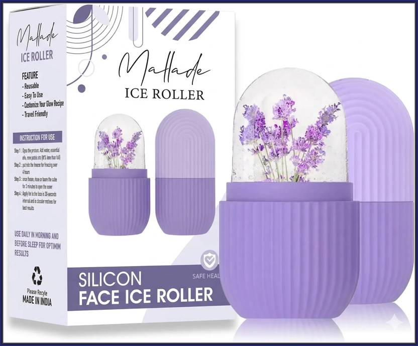 Mallade Face Ice Roller Puffiness Reducer Cooling Tool Wrinkle Eye & Face Eraser