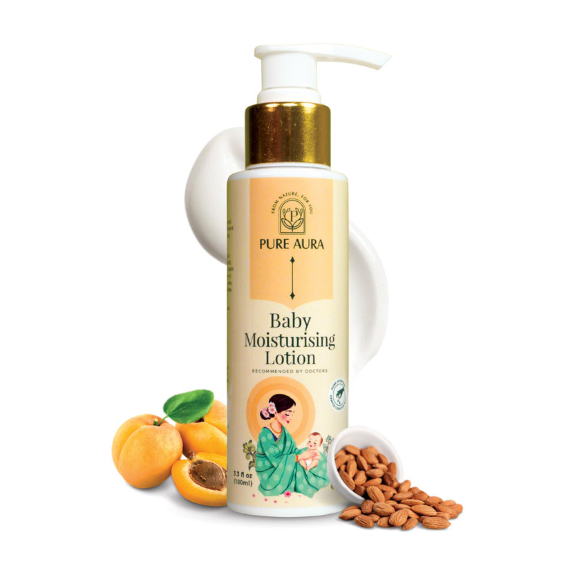 Click to enlarge Pure Aura Baby Moisturizing Lotion | Nourishing Cream for Soft & ...more