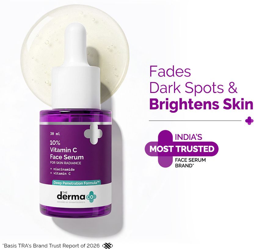 The Derma Co 10% Vitamin C Face Serum 20 ml - Image 1