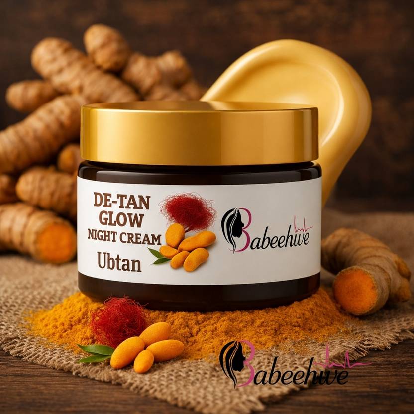 Babeehive Ubtan d tan glow night and day hd face cream