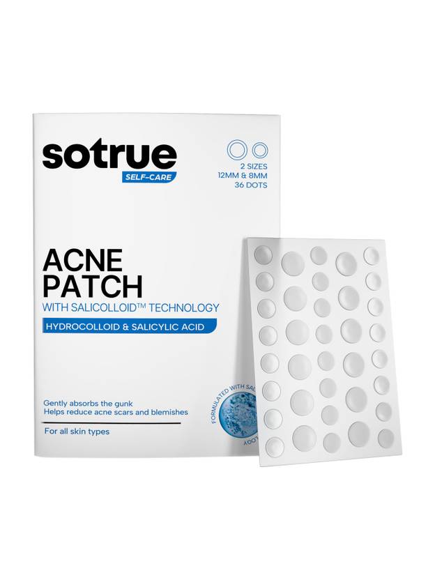 Sotrue Acne Pimple Patch | Hydrocolloid Waterproof Patches 36 N|For Active Surface Acne