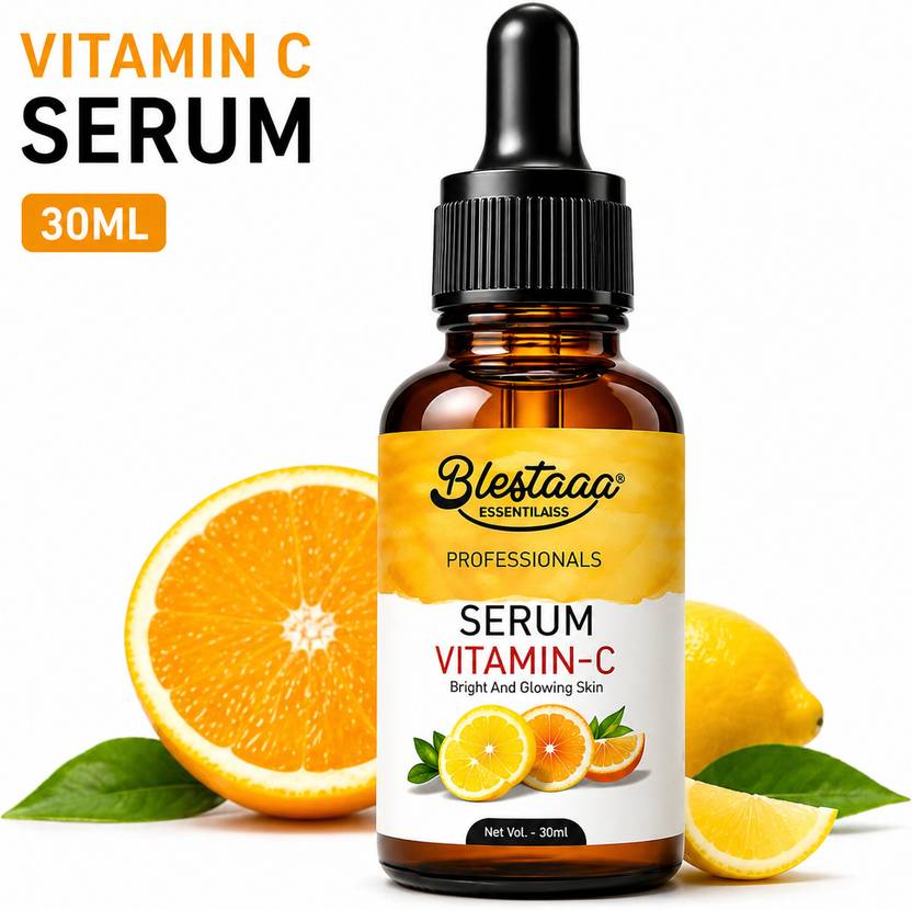 blestaaa essentialss Vitamin C Serum for Face | Glow Boosting Skin Brightening Daily Care
