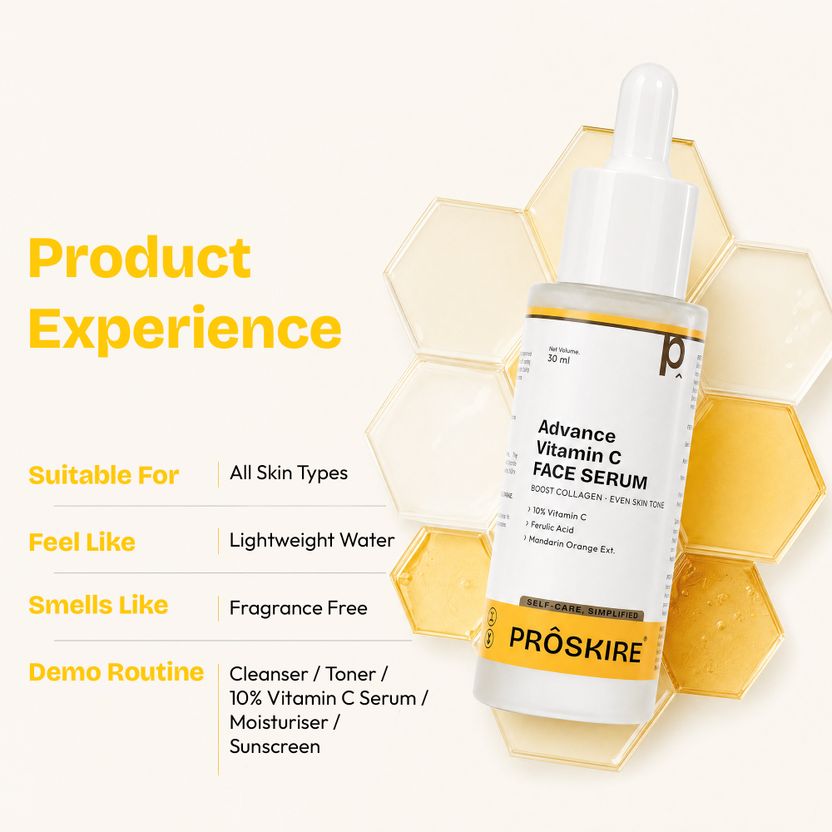 Proskire Advance Vitamin C Face Serum 30ml - Image 3
