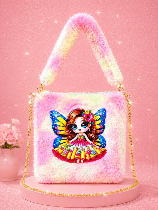 Cult Factory Green Sling Bag Cute Sling Bag for Girls Kids Printed Side Bag for Girls Baby Gifting Bag
