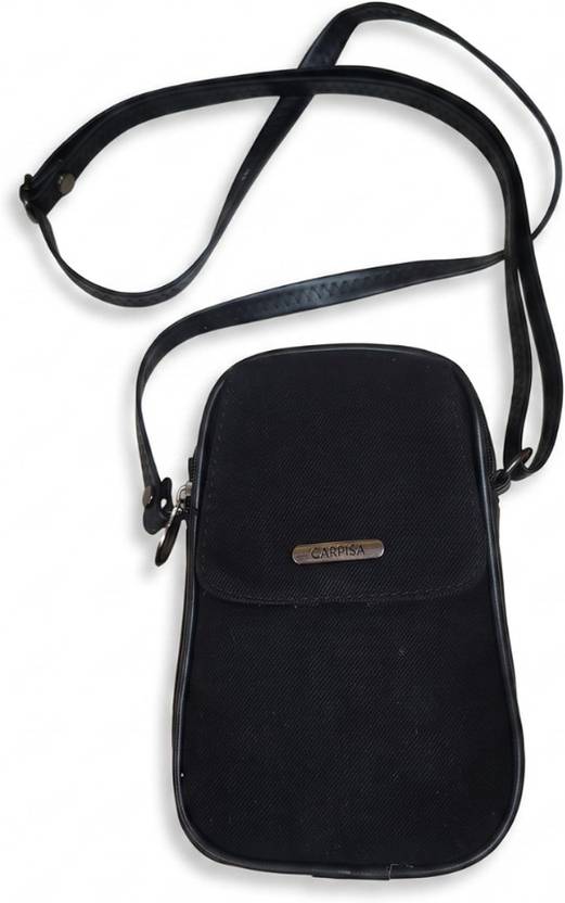 CARPISA Blue Men & Women Sling Bag Mini Crossbody Mobile Sling Bag for Men & Women Black Travel Pouch