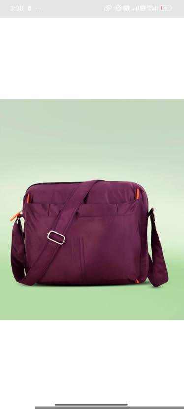 Zouki Purple Men & Women Sling Bag Green sling bag men s women