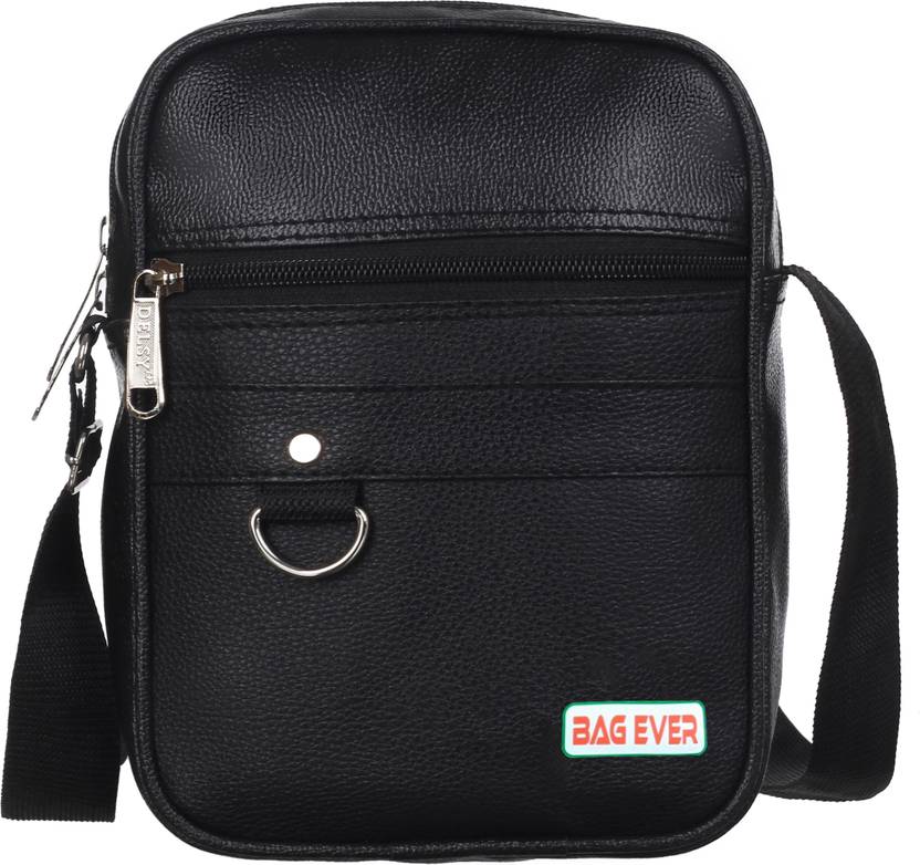 BAGEVER Black Sling Bag Travelling, Cash & Cross Body Sling bag for Office & Picnic with Multiple Pocket