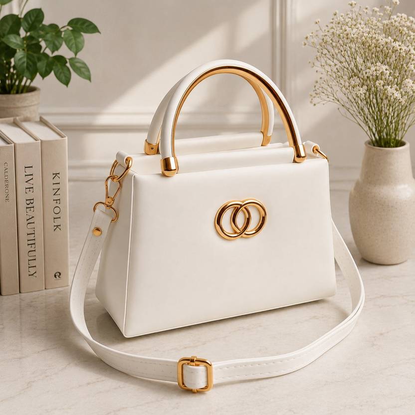 Amiro Women White Messenger Bag
