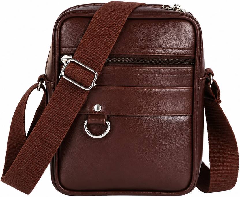 CARPISA Brown Men & Women Sling Bag Men's Brown Sling Bag