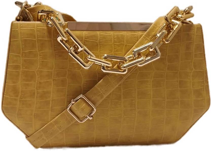 Shashibala Yellow Sling Bag Exotic Mustard Sling Bag Collection Mustard