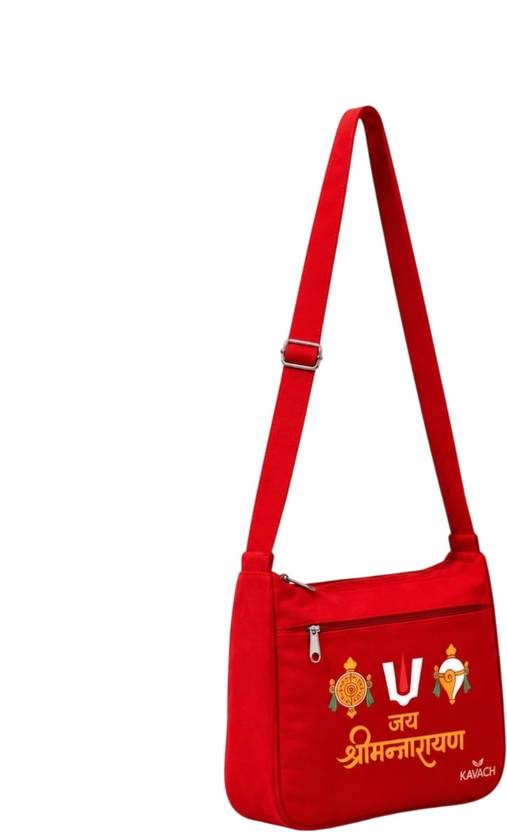 Kavach Red Men & Women Sling Bag Sling Bag