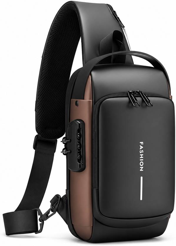 CARPISA Black, Brown Men & Women Sling Bag Mini Crossbody Mobile Sling Bag for Men & Women Black Travel Pouch