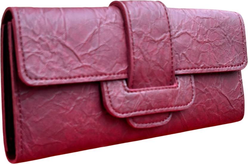 Abbana Casual, Formal, Party Red Clutch