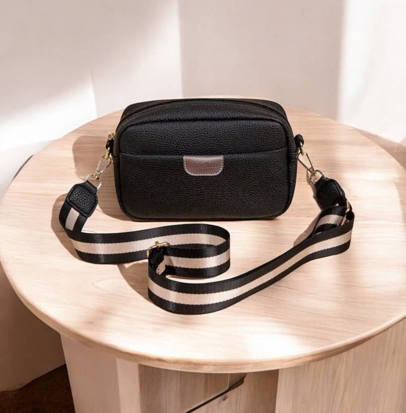 AhPremium Black Sling Bag Sling bag