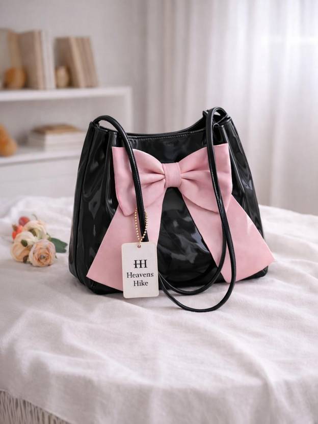 HeavensHike Women Black Shoulder Bag