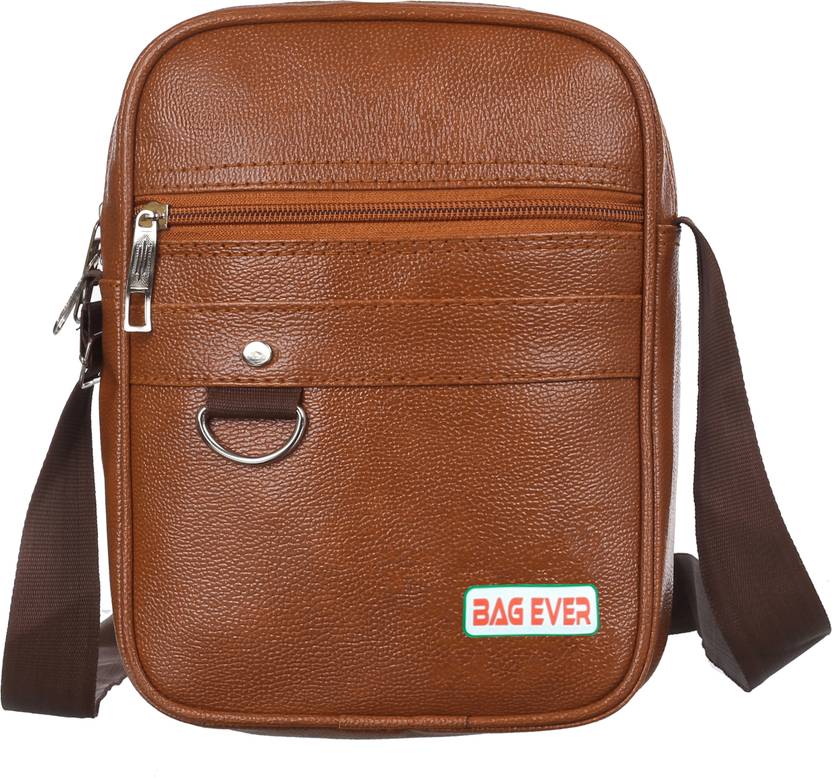 BAGEVER Tan Sling Bag Travelling, Cash & Cross Body Sling bag for Office & Picnic with Multiple Pocket