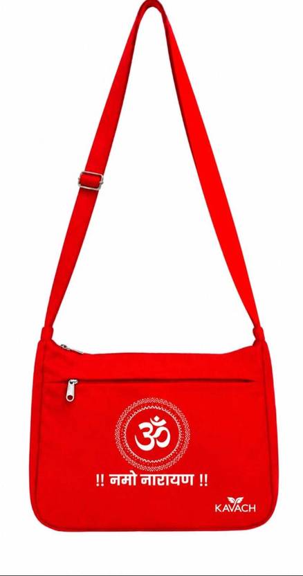 Kavach Red Men & Women Sling Bag Sling Bag