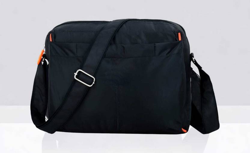 Zouki Black Men & Women Sling Bag Green sling bag men s women