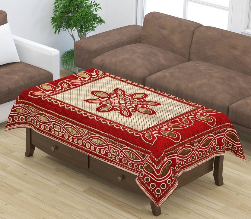 DFH Cotton 4 Seater Abstract Table Cover